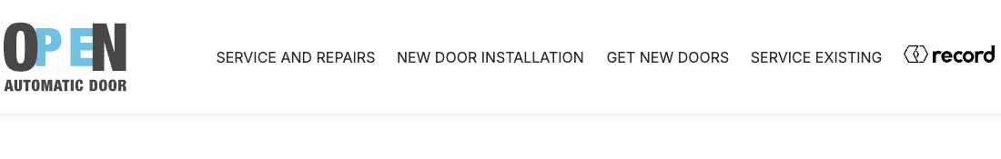 Open Automatic Door